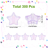 SUNNYCLUE 300Pcs Eco-Friendly Transparent Acrylic Beads OACR-SC0001-68C-2