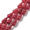 Natural White Jade Beads Strands G-C039-B02-1