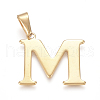 304 Stainless Steel Pendants STAS-F106-95G-M-1