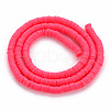 Handmade Polymer Clay Bead Strands CLAY-T002-4mm-69-2
