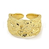 Brass Cuff Rings for Women RJEW-E294-06G-01-2