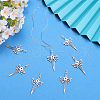 Beebeecraft 12Pcs 201 Stainless Steel Pendant STAS-BBC0005-37-4