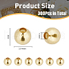 DICOSMETIC 300Pcs 304 Stainless Steel Beads STAS-DC0015-82-2