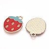 Alloy Enamel Pendants ENAM-T022-06-2