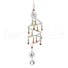 Glass Beaded Pendant Decoration HJEW-TA00233-1