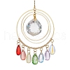 Brass Ring Hanging Ornaments HJEW-JM02584-1