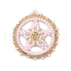 Seed Beads Beaded Charms PALLOY-MZ00272-01-1