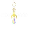 Glass Teardrop Pendant Decoration PW-WG32552-01-1