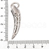 Non-Tarnish 316 Surgical Stainless Steel Pendants STAS-Z073-27P-3