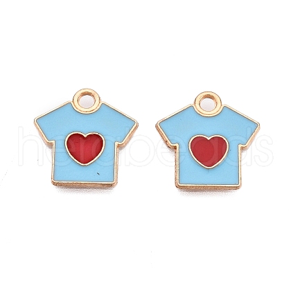 Alloy Enamel Pendants ENAM-S121-088B-1