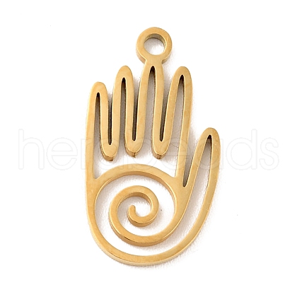 201 Stainless Steel Pendants STAS-E015-18G-1