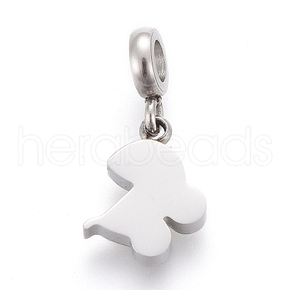 Non-Tarnish 304 Stainless Steel Charms STAS-F259-012P-1