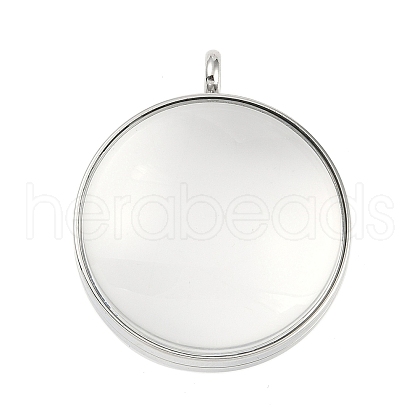 304 Stainless Stee Locket Pendants STAS-S132-15P-01-1