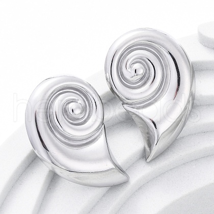 304 Stainless Steel Stud Earrings for Women EJEW-K306-06P-1