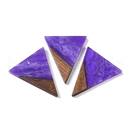 Resin & Wood Pendants WOOD-F015-06H-1