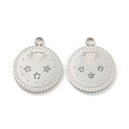 304 Stainless Steel Pendants STAS-L278-026P-1