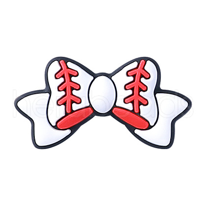 Bowknot Silicone Beads PW-WGAABD0-04-1