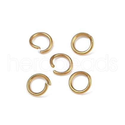 304 Stainless Steel Open Jump Rings STAS-Z137-01G-06-1