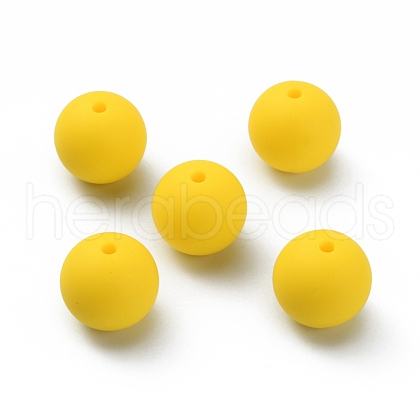 Silicone Beads SIL-WH0012-001I-1