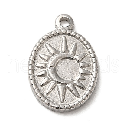 Non-Tarnish 304 Stainless Steel Pendants STAS-R223-21-1
