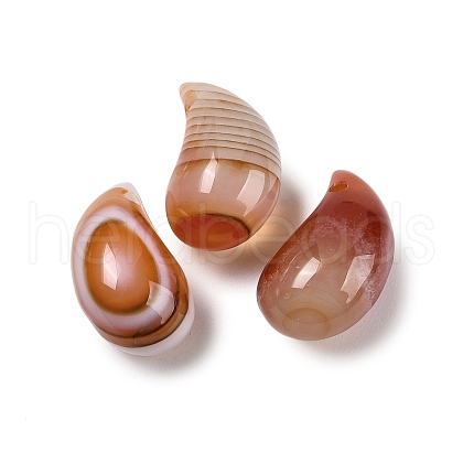 Natural Striped Agate/Banded Agate Pendants G-NH0047-01C-1