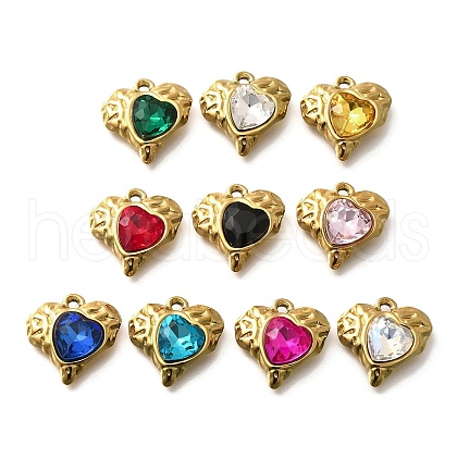 304 Stainless Steel Pendants STAS-Q346-05G-1