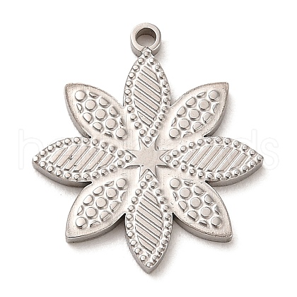 Non-Tarnish 304 Stainless Steel Pendants STAS-E199-03P-1