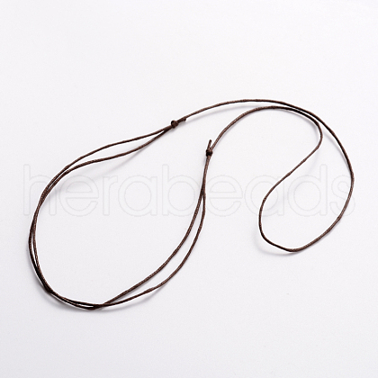 Korea Waxed Cotton Cord Necklace Making NJEW-JN01472-03-1