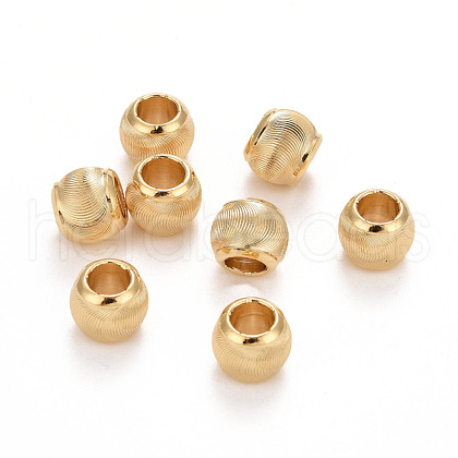 Eco-Friendly Brass Cat Eye Beads KK-M225-25G-B-1