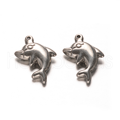 Dolphin 304 Stainless Steel Pendants STAS-D111-31-1
