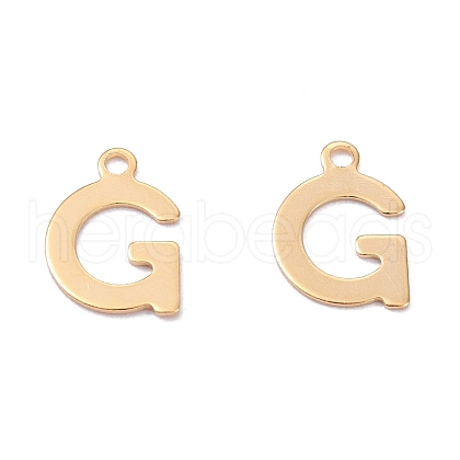 201 Stainless Steel Charms STAS-C021-06G-G-1