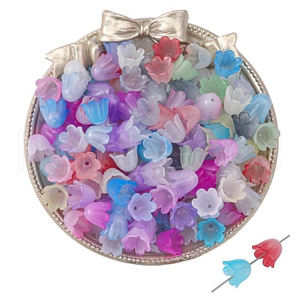 100Pcs Acrylic Bead Caps PW-WGF2E45-04-1