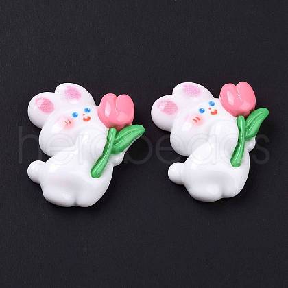 Opaque Resin Cabochons CRES-A051-02F-1