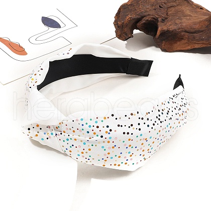 Cloth Hair Bands with Sequins PW-WGA93D2-06-1