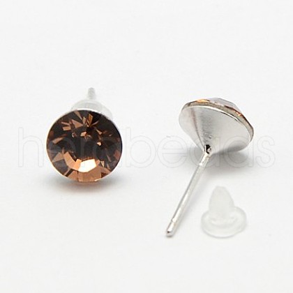 Austrian Crystal Stud Earrings SWARJ-D467-221-1