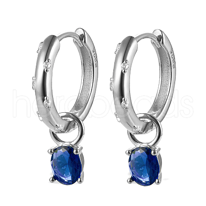 S925 Sterling Silver Flat Round Hoop Earrings NE2810-12-1