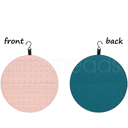 Flat Round Felt Wall Mounted Badge Brooch Organizer Display Boards PW-WG6EADD-05-1