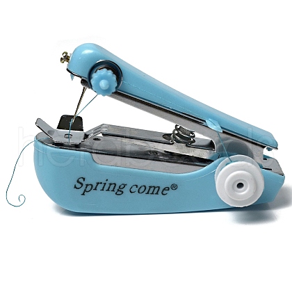 ABS Plastic Hand Sewing Machine AJEW-M220-01B-1