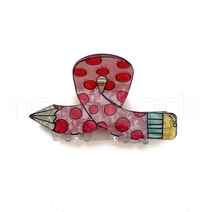 Acrylic Claw Hair Clips PW-WGFAEA7-03-1