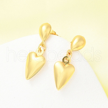 304 Stainless Steel Stud Earrings for Women EJEW-A125-38G-1