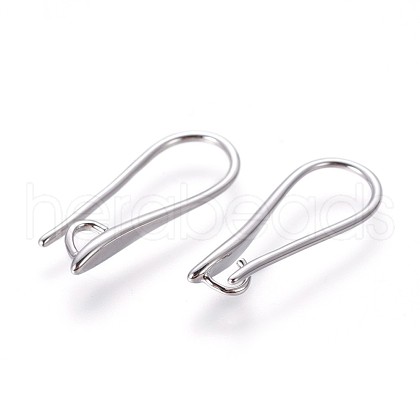 Brass Earring Hooks KK-L177-32P-1