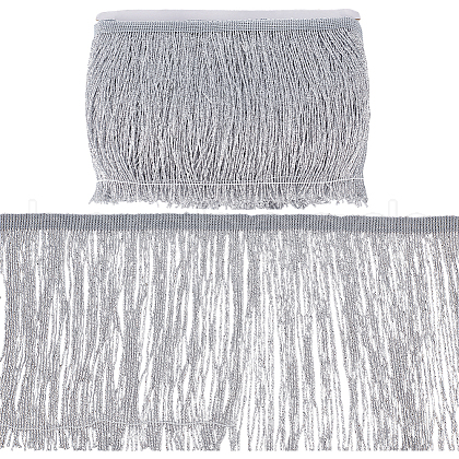 Polyester Tassel Lace Trim SRIB-WH0011-251A-02-1