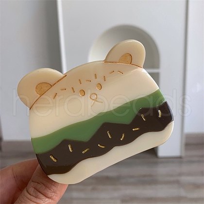 Cellulose Acetate(Resin) Claw Hair Clips PW-WG613D8-02-1