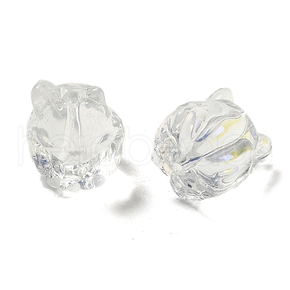 Transparent Glass Beads GLAA-D025-06M-1