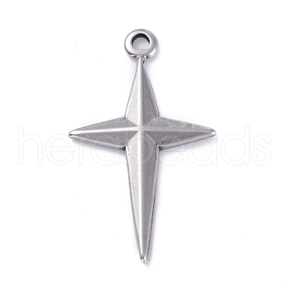 Non-Tarnish 304 Stainless Steel Pendants STAS-P288-01P-1