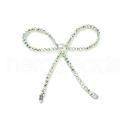 Alloy & Glass Bowknot Chandelier Component Links PALLOY-D360-01E-1