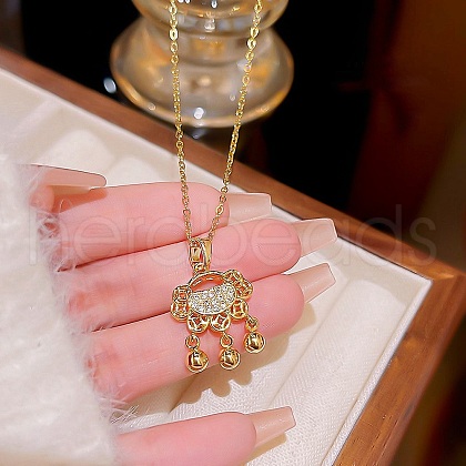 Stainless Steel Cable Chain Necklaces FS-WG30730-69-1