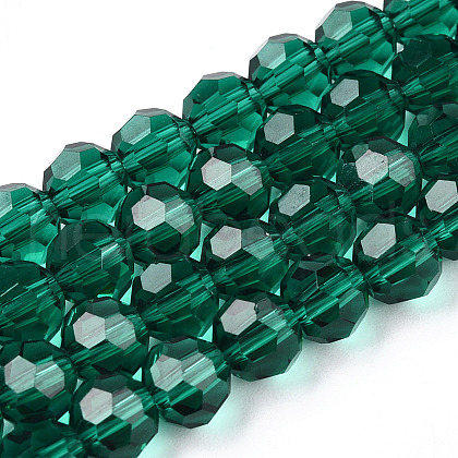 Transparent Glass Beads X-EGLA-A035-T6mm-D18-1