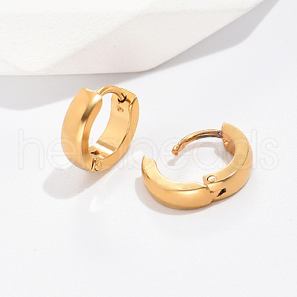 304 Stainless Steel Hoop Earrings KU3132-1