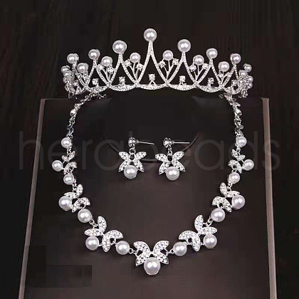 Alloy Rhinestone Jewelry Sets FS-WG653B5-01-1